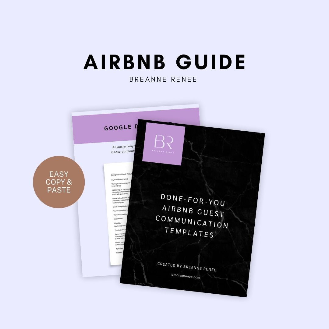 Done-for-You Airbnb Guest Communication Templates