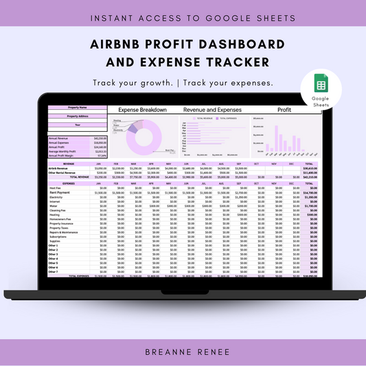 Airbnb Profit & Expense Dashboard